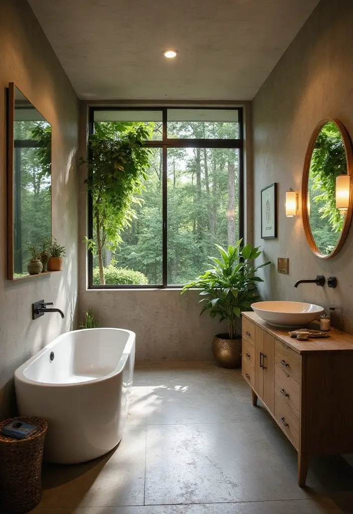25 Bathroom Lighting Ideas That Instantly Upgrade Your Space 16 25 Bathroom Lighting Ideas That Instantly Upgrade Your Space - 16. Eco-Conscious Solar Lights