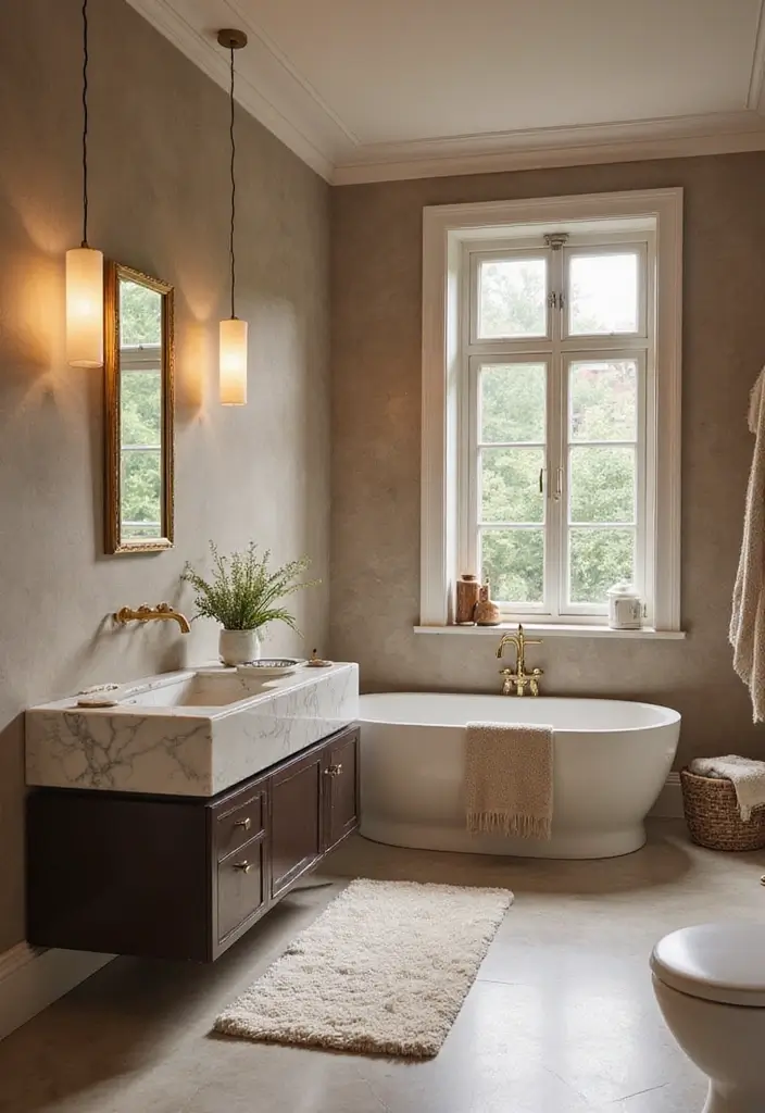 25 Bathroom Lighting Ideas That Instantly Upgrade Your Space 23 25 Bathroom Lighting Ideas That Instantly Upgrade Your Space - 23. Mohair Light Fixtures