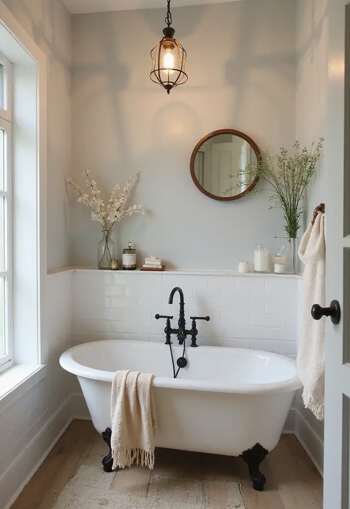 25 Bathroom Lighting Ideas That Instantly Upgrade Your Space 4 25 Bathroom Lighting Ideas That Instantly Upgrade Your Space - 4. Vintage Fixtures with a Modern Twist