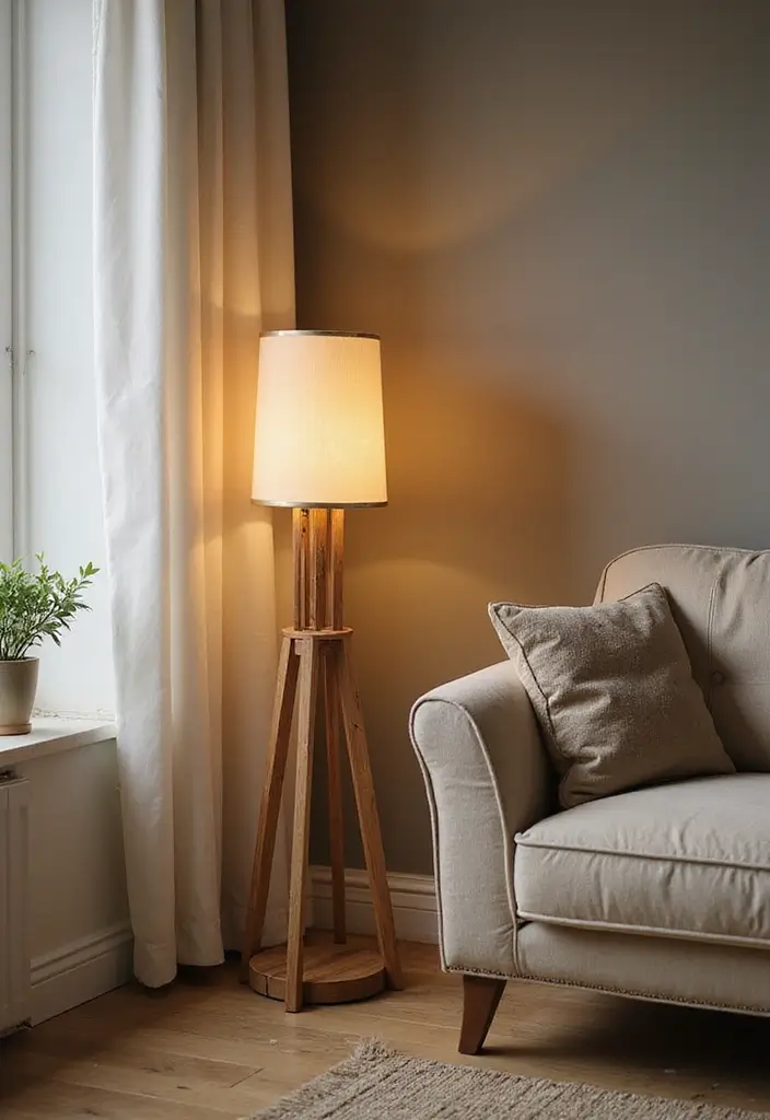 25 Corner Lighting Designs to Brighten Unused Spaces - 20. Eco-Friendly Lighting Options