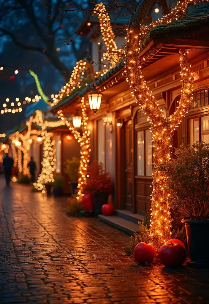 25 Corner Lighting Designs to Brighten Unused Spaces - 25. Seasonal Lighting Options