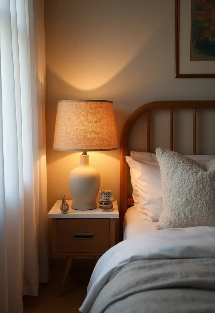 25 Cozy Bedroom Lighting Designs You’ll Fall in Love With 11 25 Cozy Bedroom Lighting Designs You’ll Fall in Love With - 11. Natural Fiber Lampshades