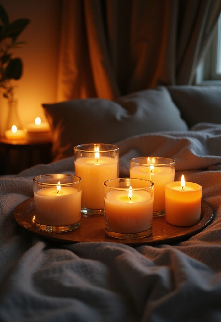 25 Cozy Bedroom Lighting Designs You’ll Fall in Love With 15 25 Cozy Bedroom Lighting Designs You’ll Fall in Love With - 15. Candle-Lit Environments