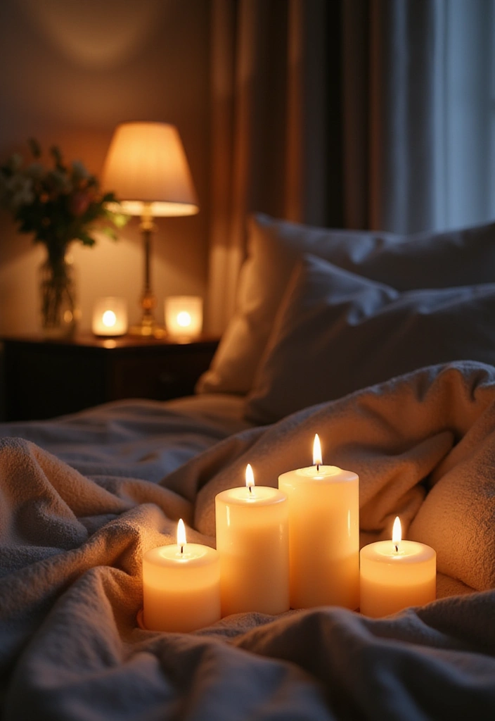 25 Cozy Bedroom Lighting Designs You’ll Fall in Love With 21 25 Cozy Bedroom Lighting Designs You’ll Fall in Love With - 21. LED Candles with Remote