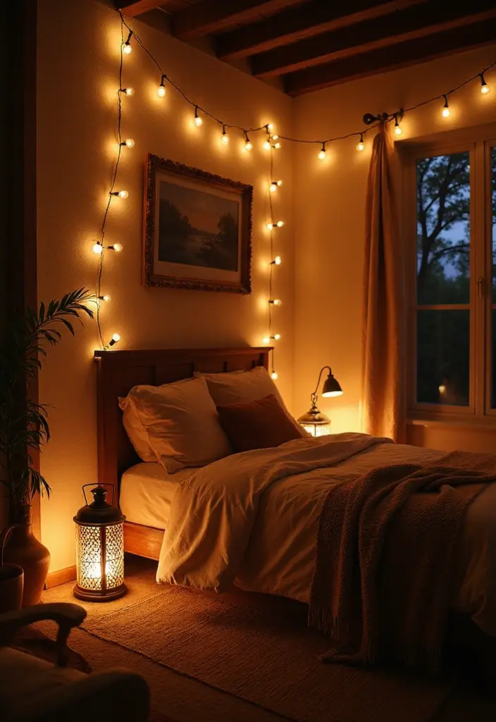 25 Cozy Bedroom Lighting Designs You’ll Fall in Love With 6 25 Cozy Bedroom Lighting Designs You’ll Fall in Love With - 6. Lantern Style Lighting