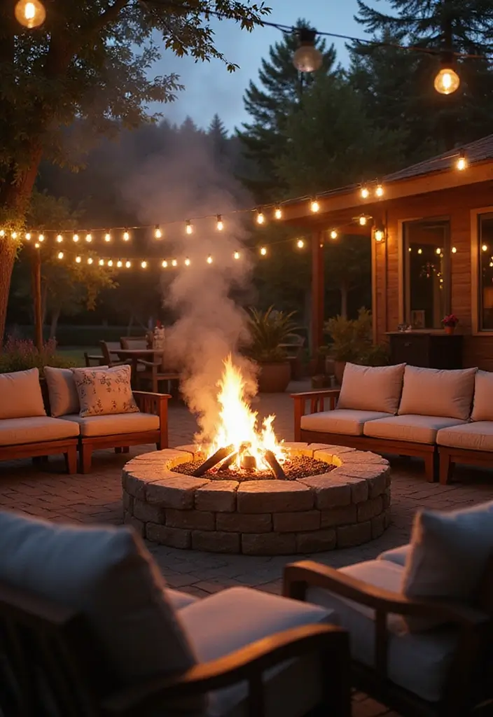 25 Diwali Outdoor Lighting Ideas for a Festive Glow 17 25 Diwali Outdoor Lighting Ideas for a Festive Glow - 17. Smokeless Fire Pits: Warm Gatherings