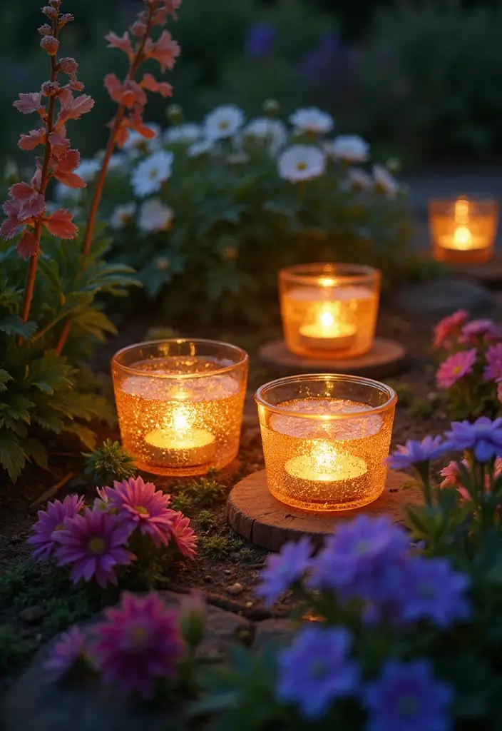 25 Diwali Outdoor Lighting Ideas for a Festive Glow 7 25 Diwali Outdoor Lighting Ideas for a Festive Glow - 7. Ice-Tea Light Holders: An Icy Delight