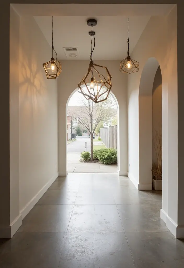 25 Landing Lighting Designs That Keep Spaces Bright 1 25 Landing Lighting Designs That Keep Spaces Bright - 1. Sculptural Suspension Lights