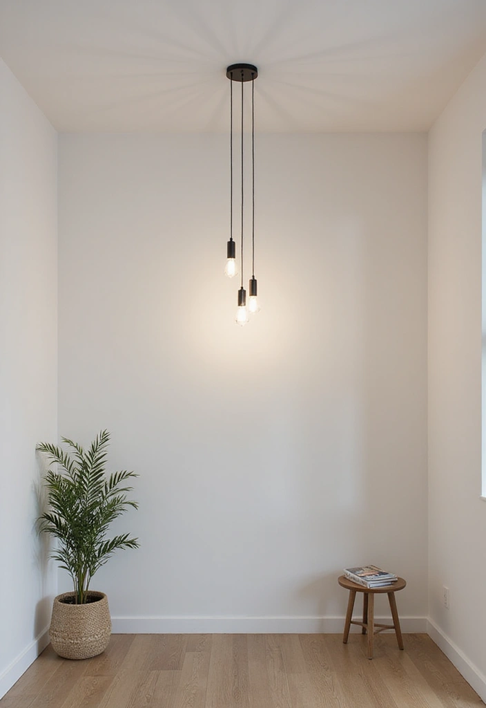 25 Landing Lighting Designs That Keep Spaces Bright 12 25 Landing Lighting Designs That Keep Spaces Bright - 12. Minimalist Chandeliers