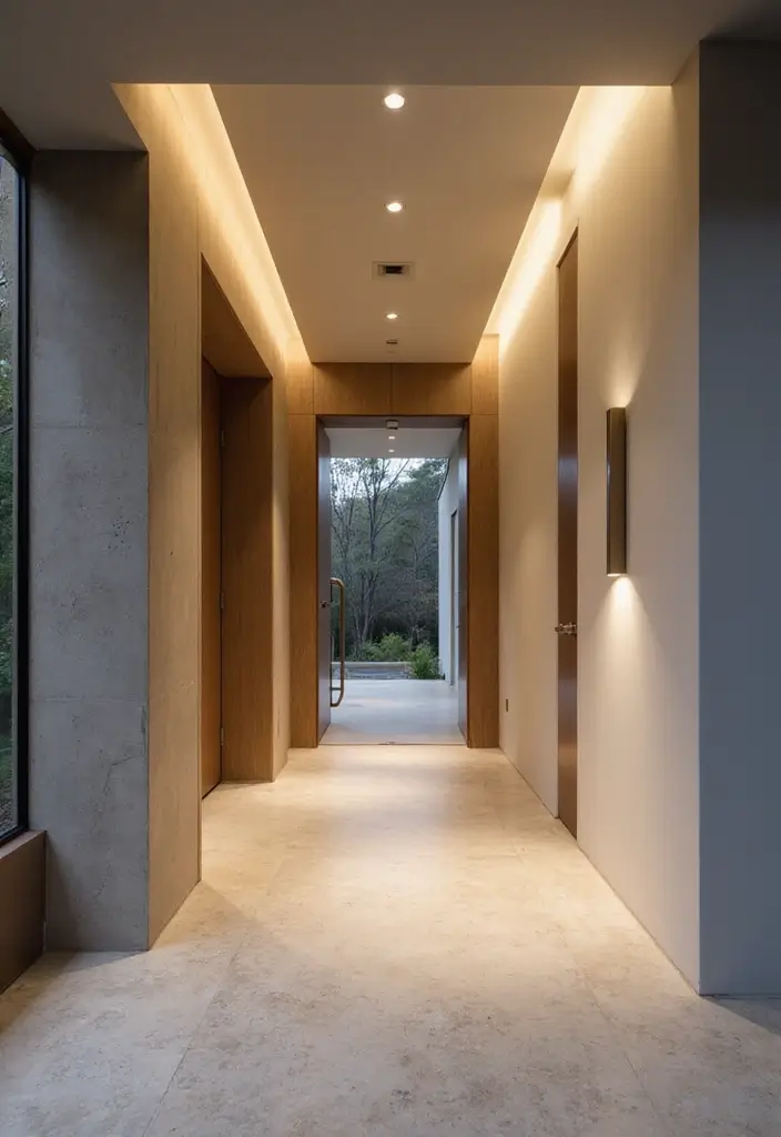 25 Landing Lighting Designs That Keep Spaces Bright 17 25 Landing Lighting Designs That Keep Spaces Bright - 17. Integrated Lighting Features