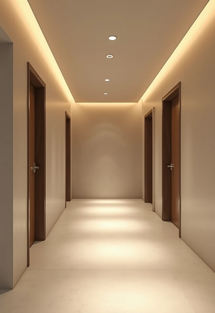 25 Landing Lighting Designs That Keep Spaces Bright 2 25 Landing Lighting Designs That Keep Spaces Bright - 2. LED Recessed Lighting