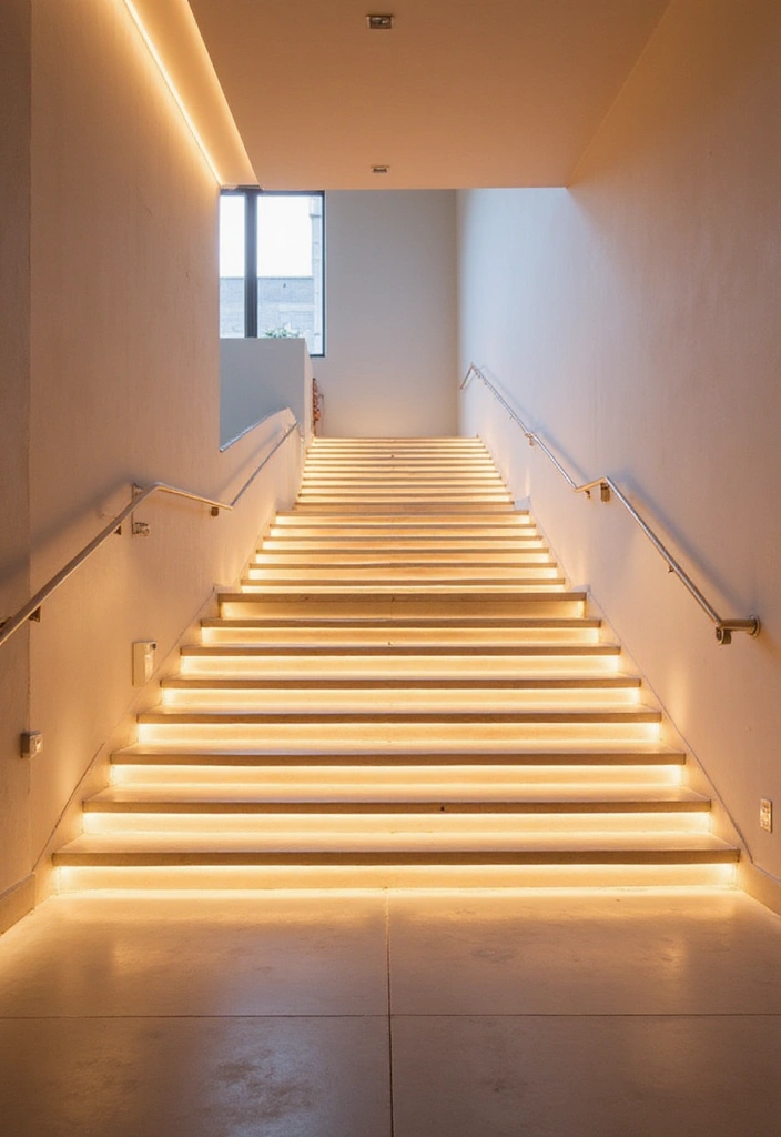 25 Landing Lighting Designs That Keep Spaces Bright 20 25 Landing Lighting Designs That Keep Spaces Bright - 20. Soft Glowing LED Strips