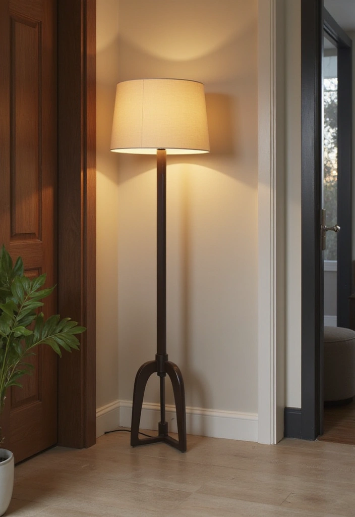 25 Landing Lighting Designs That Keep Spaces Bright 4 25 Landing Lighting Designs That Keep Spaces Bright - 4. Floor Lamps with Style