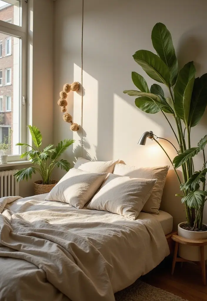 25 Lighting Bedroom Ideas That Make Your Space Cozy and Stylish 25 25 Lighting Bedroom Ideas That Make Your Space Cozy and Stylish - 25. Biophilic Design Lighting