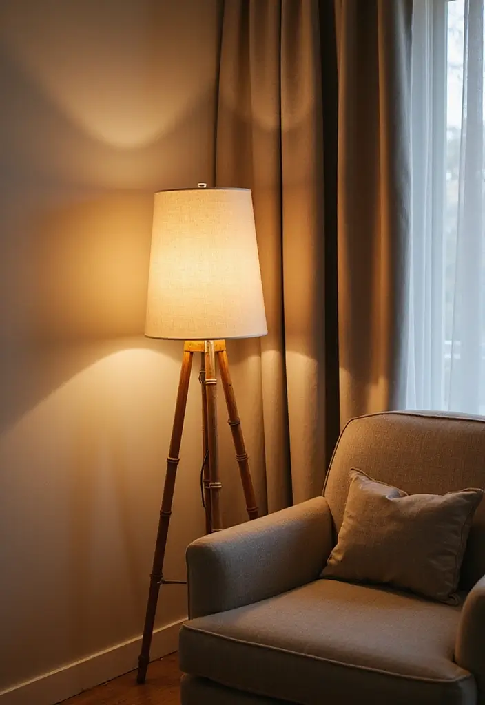 25 Lighting Bedroom Ideas That Make Your Space Cozy and Stylish 3 25 Lighting Bedroom Ideas That Make Your Space Cozy and Stylish - 3. Eco-Friendly Bamboo Floor Lamps