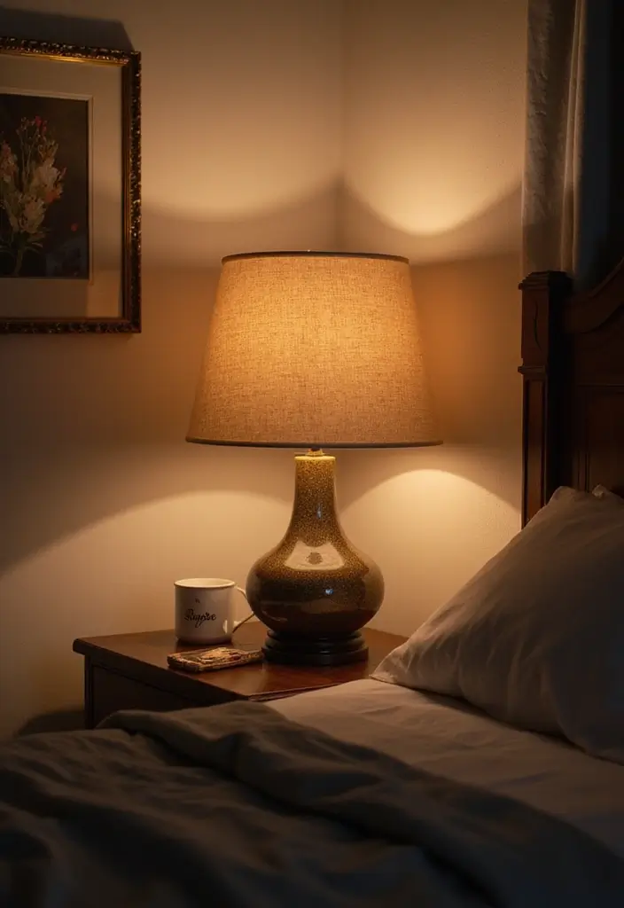 25 Lighting Bedroom Ideas That Make Your Space Cozy and Stylish 6 25 Lighting Bedroom Ideas That Make Your Space Cozy and Stylish - 6. Soft Fabric Lampshades