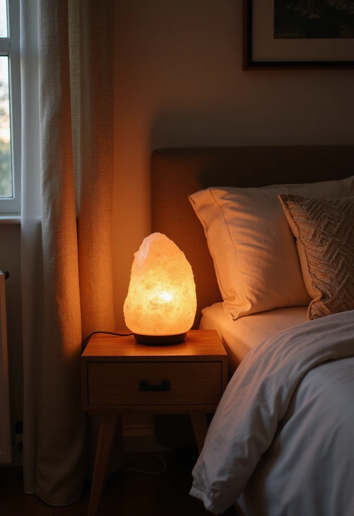 25 Lighting Bedroom Ideas That Make Your Space Cozy and Stylish 7 25 Lighting Bedroom Ideas That Make Your Space Cozy and Stylish - 7. Himalayan Salt Lamps