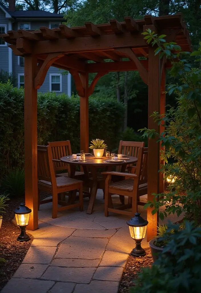 25 Pergola Lighting Ideas for Magical Evenings Outdoors 11 25 Pergola Lighting Ideas for Magical Evenings Outdoors - 11. Portable Table Lamps