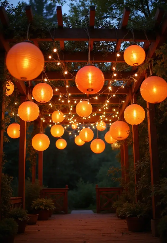 25 Pergola Lighting Ideas for Magical Evenings Outdoors 24 25 Pergola Lighting Ideas for Magical Evenings Outdoors - 24. Ethereal Balloon Lights