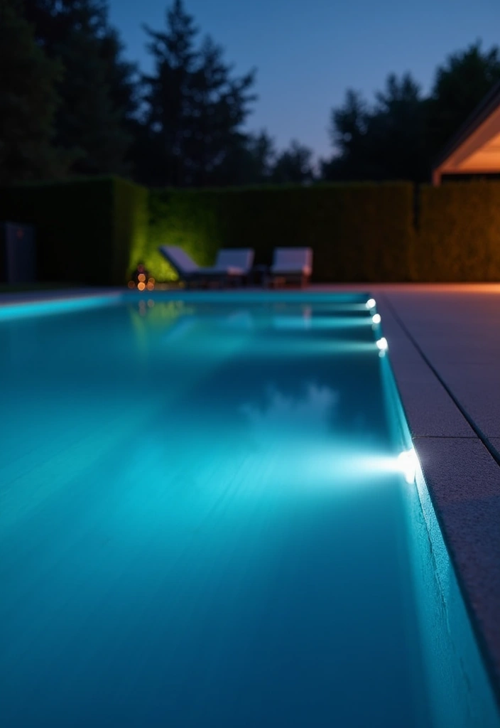 25 Pool Lighting Ideas That Turn Nights Into Magic 13 25 Pool Lighting Ideas That Turn Nights Into Magic - 13. Pool Edging Lights