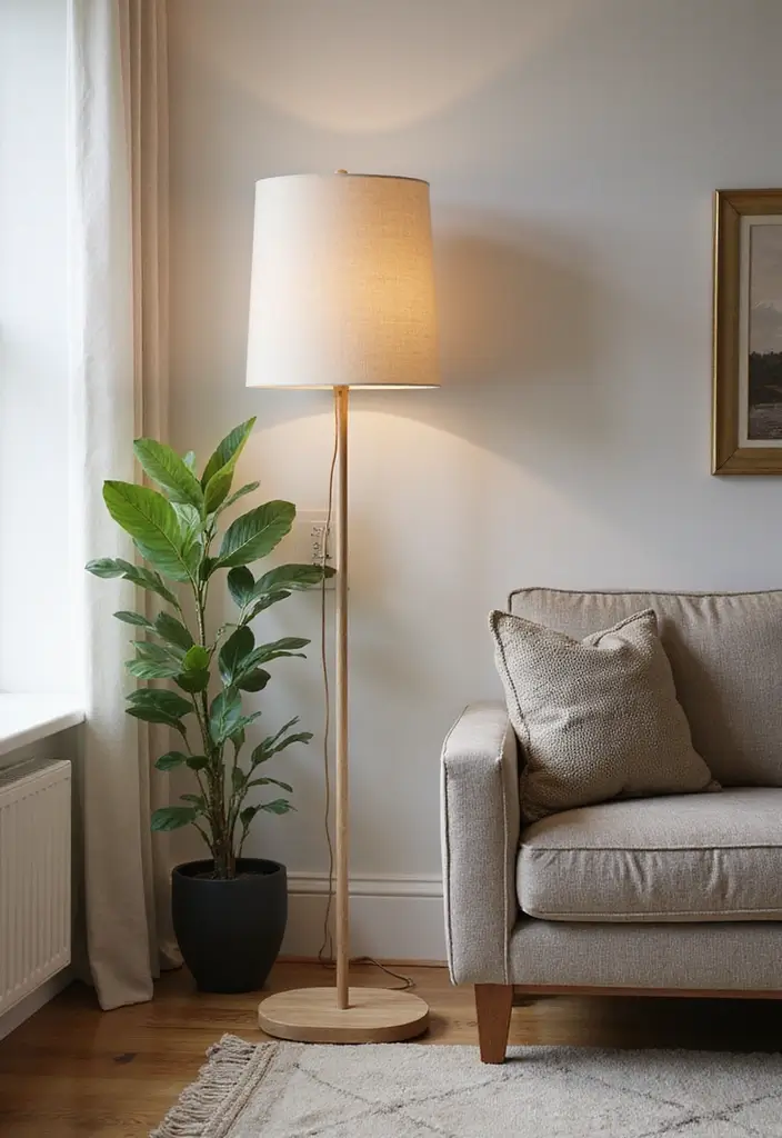 25 Room Lighting Ideas That Change Atmosphere Instantly 14 25 Room Lighting Ideas That Change Atmosphere Instantly - 14. Eco-Conscious Floor Lamps