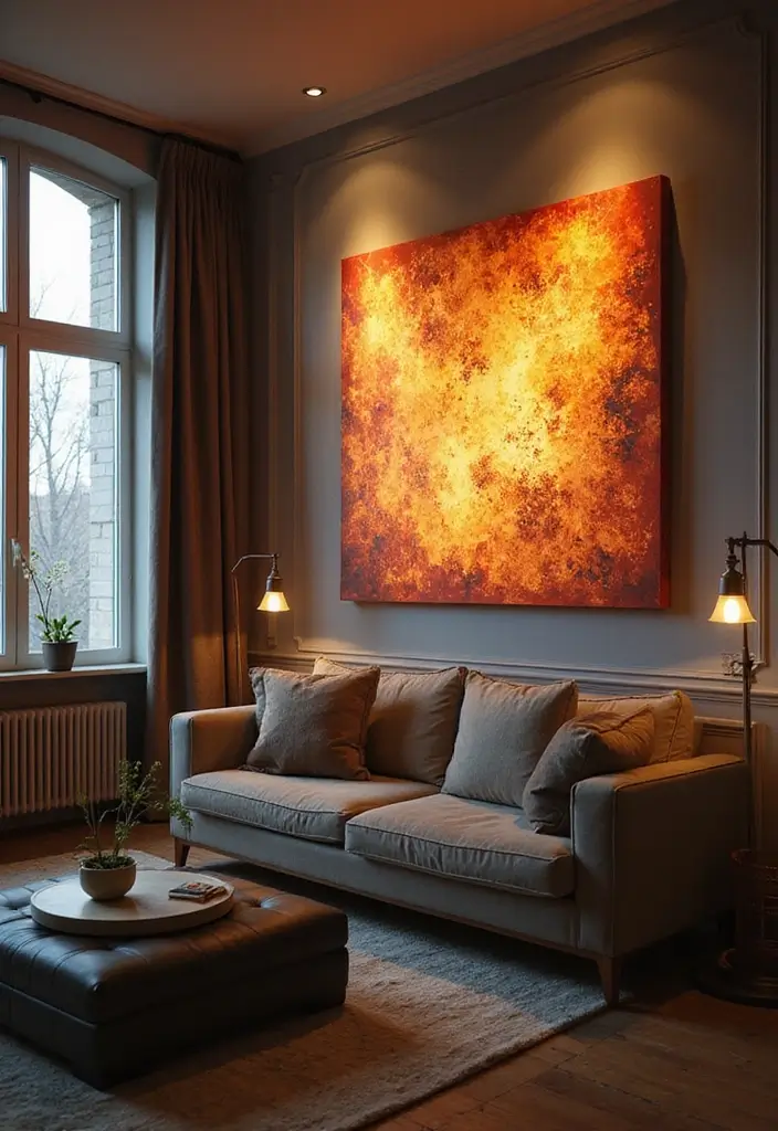 25 Room Lighting Ideas That Change Atmosphere Instantly 21 25 Room Lighting Ideas That Change Atmosphere Instantly - 21. Light-Infused Wall Art