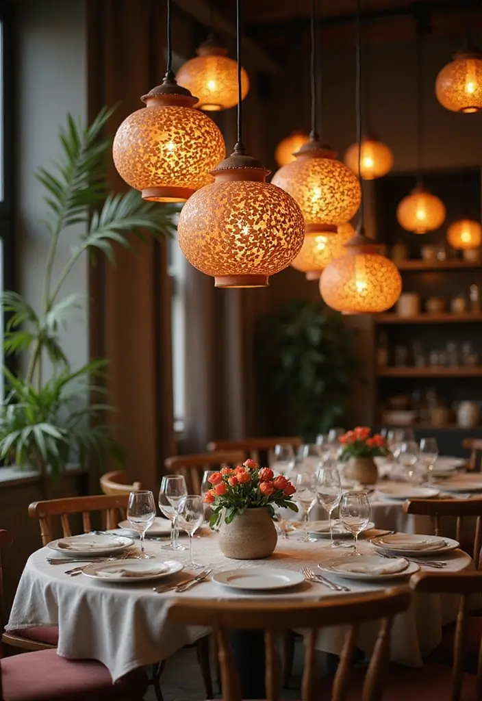 25 Room Lighting Ideas That Change Atmosphere Instantly 23 25 Room Lighting Ideas That Change Atmosphere Instantly - 23. Artisanal Clay Light Fixtures