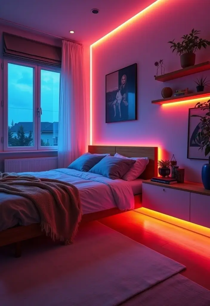 25 Room Lighting Ideas That Change Atmosphere Instantly 5 25 Room Lighting Ideas That Change Atmosphere Instantly - 5. LED Strip Lights