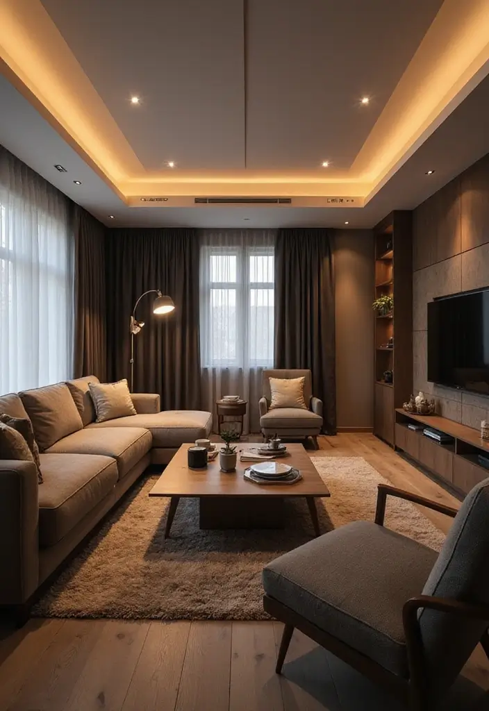 25 Room Lighting Ideas That Change Atmosphere Instantly 8 25 Room Lighting Ideas That Change Atmosphere Instantly - 8. Smart Home Lighting Systems