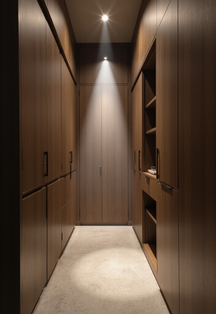 26 Closet Lighting Ideas That Make Organizing Easier 13 26 Closet Lighting Ideas That Make Organizing Easier - 13. Motion Sensor Lighting for Convenience
