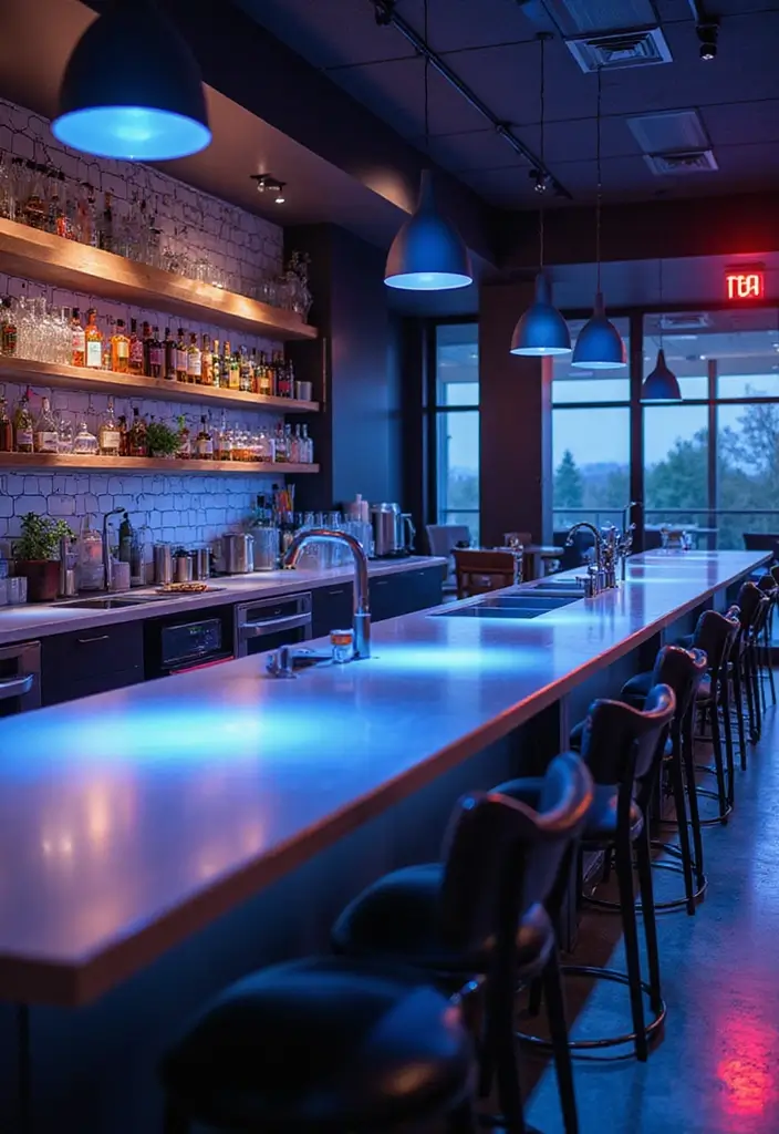 26 Kitchen Bar Lighting Tips for a Chic Entertaining Space 17 26 Kitchen Bar Lighting Tips for a Chic Entertaining Space - 18. Incorporate Smart Lighting