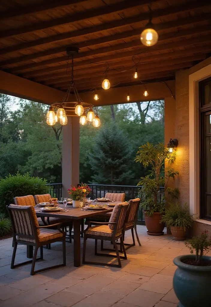 26 Outdoor Solar Lighting Ideas That Save Energy and Shine 11 26 Outdoor Solar Lighting Ideas That Save Energy and Shine - 11. Solar Ceiling Lights for Outdoor Patios