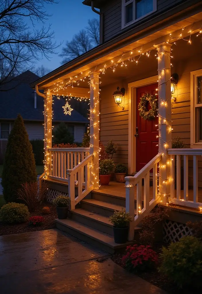 26 Outdoor Solar Lighting Ideas That Save Energy and Shine 15 26 Outdoor Solar Lighting Ideas That Save Energy and Shine - 15. Solar Holiday Lights for Year-Round Fun