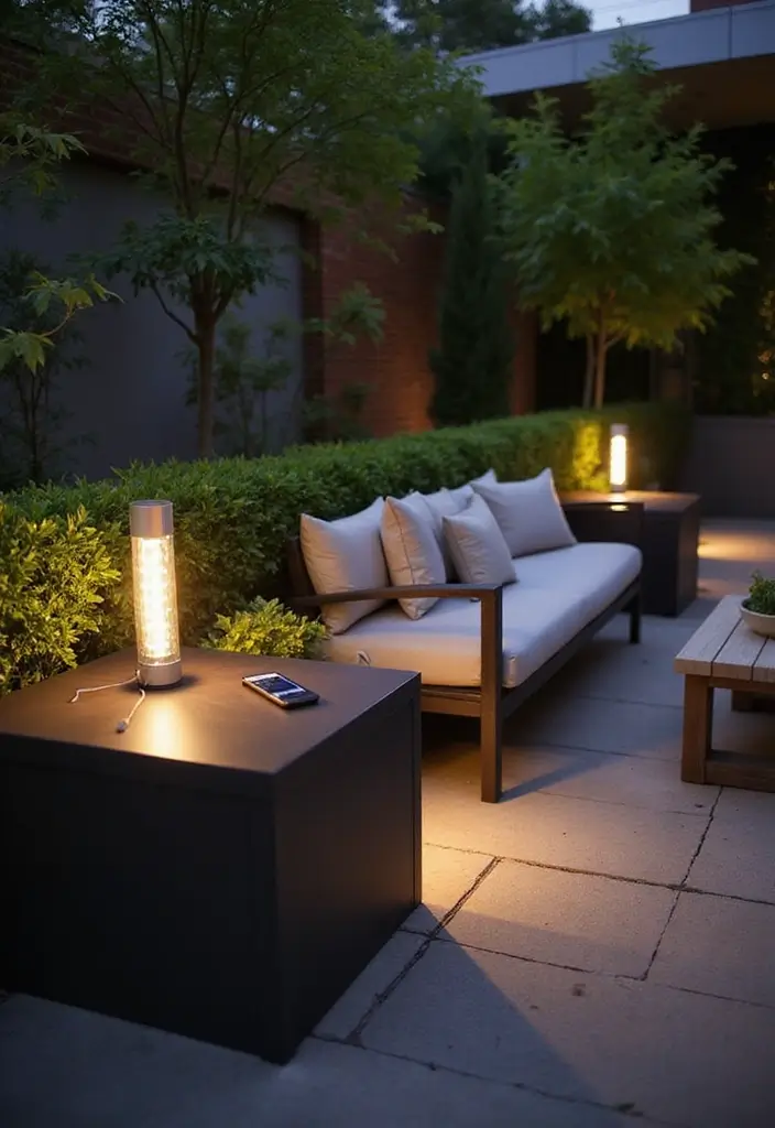 26 Outdoor Solar Lighting Ideas That Save Energy and Shine 21 26 Outdoor Solar Lighting Ideas That Save Energy and Shine - 21. Solar Phone Charging Lights for Tech-Savvy Spaces