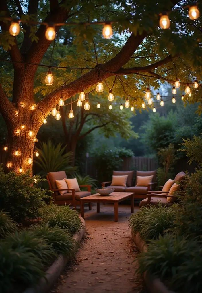 26 Outdoor Solar Lighting Ideas That Save Energy and Shine 6 26 Outdoor Solar Lighting Ideas That Save Energy and Shine - 6. Solar Fairy Lights for Enchanting Spaces