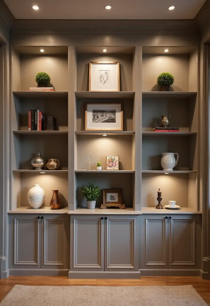 26 Shelf Lighting Ideas That Highlight Every Detail 17 26 Shelf Lighting Ideas That Highlight Every Detail - 17. Adjustable Track Lighting