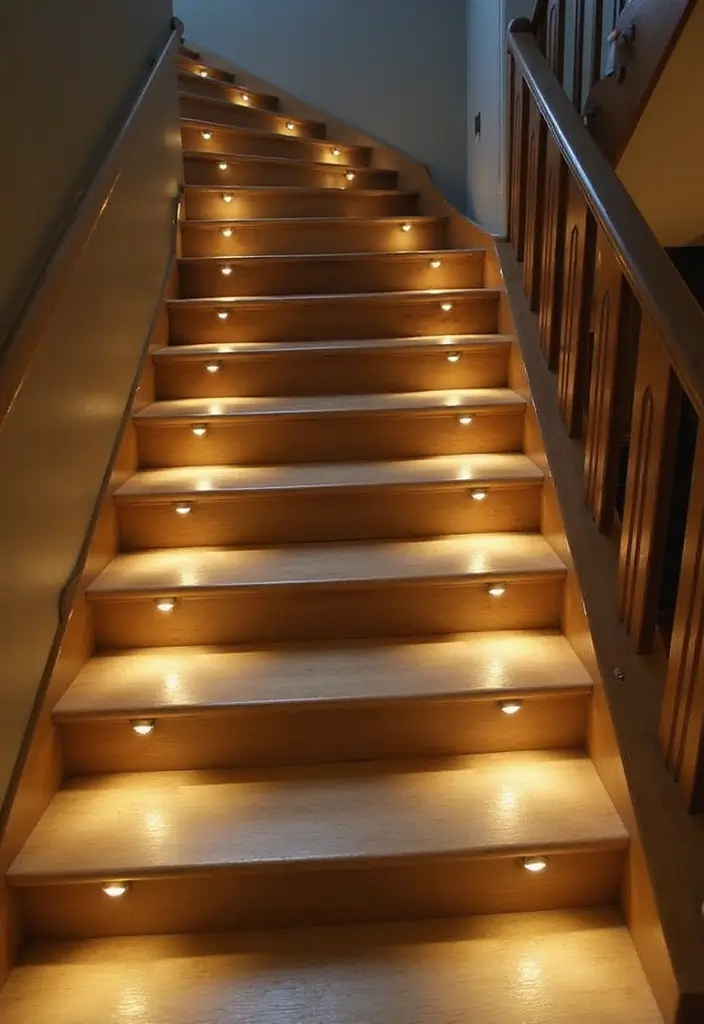 26 Steps Lighting Designs That Combine Safety and Style - 18. Understep Lighting