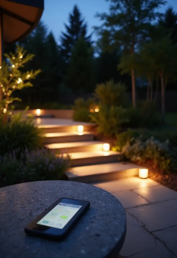 26 Steps Lighting Designs That Combine Safety and Style - 8. Smart Step Lighting