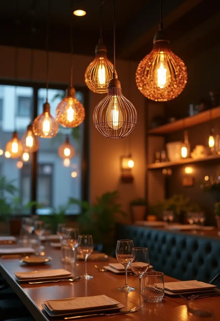 26 Unique Lighting Ideas That You Haven’t Seen Before 9 26 Unique Lighting Ideas That You Haven’t Seen Before - 9. Hanging Wire Ball Lights