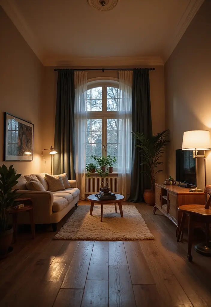 27 Apartment Lighting Ideas That Make Small Spaces Shine - 13. Layered Lighting for Depth