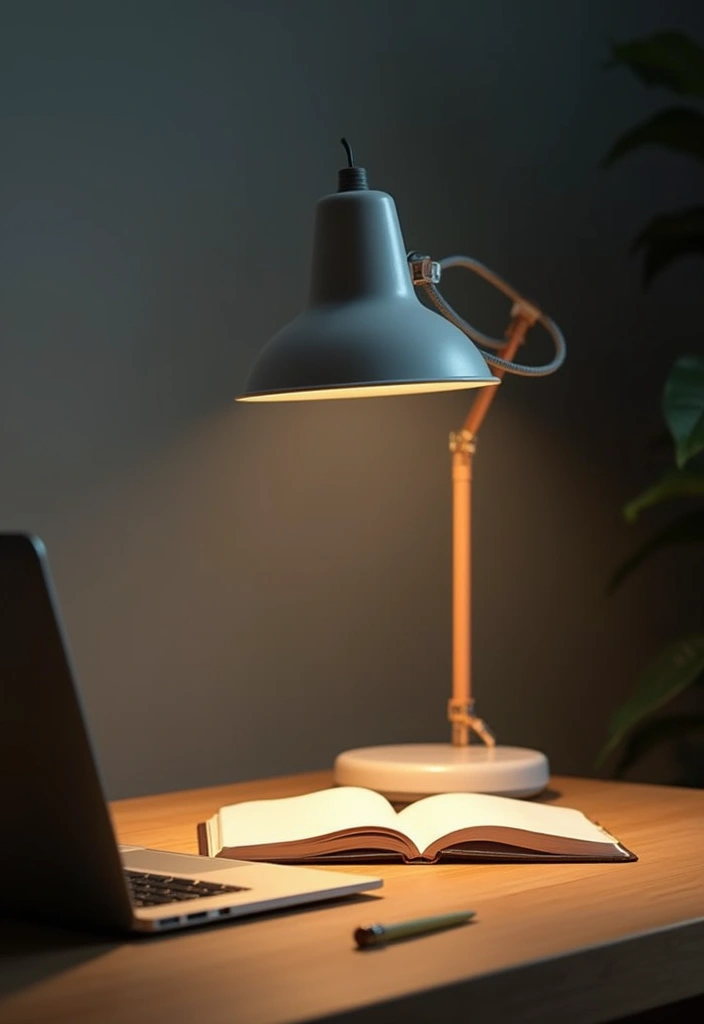 27 Desk Lighting Ideas That Boost Productivity Instantly - 12. Adjustable Desk Lamps