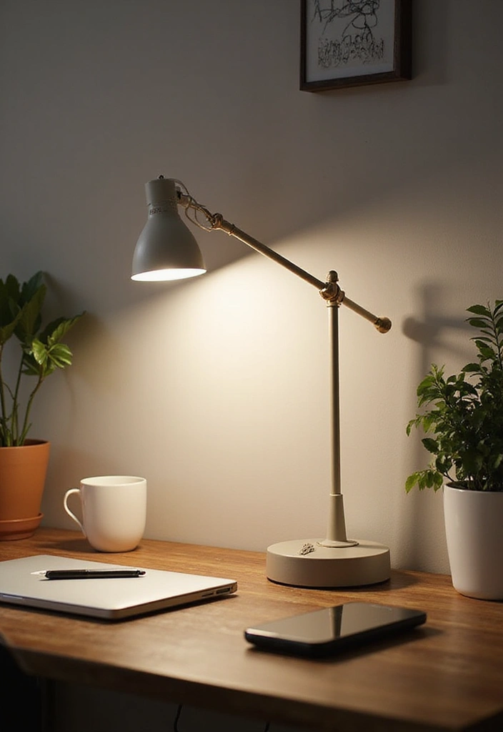 27 Desk Lighting Ideas That Boost Productivity Instantly - 16. Desk Lamps with USB Ports