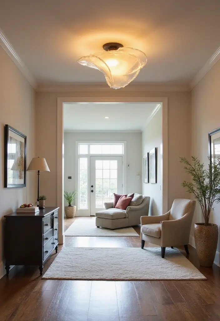 27 Flush Mount Lighting Designs That Brighten Any Room Instantly 14 27 Flush Mount Lighting Designs That Brighten Any Room Instantly - 14. Contemporary Flair with Unique Shapes