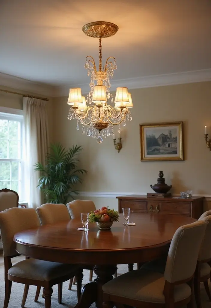 27 Flush Mount Lighting Designs That Brighten Any Room Instantly 2 27 Flush Mount Lighting Designs That Brighten Any Room Instantly - 2. Vintage Glam with Crystal Accents