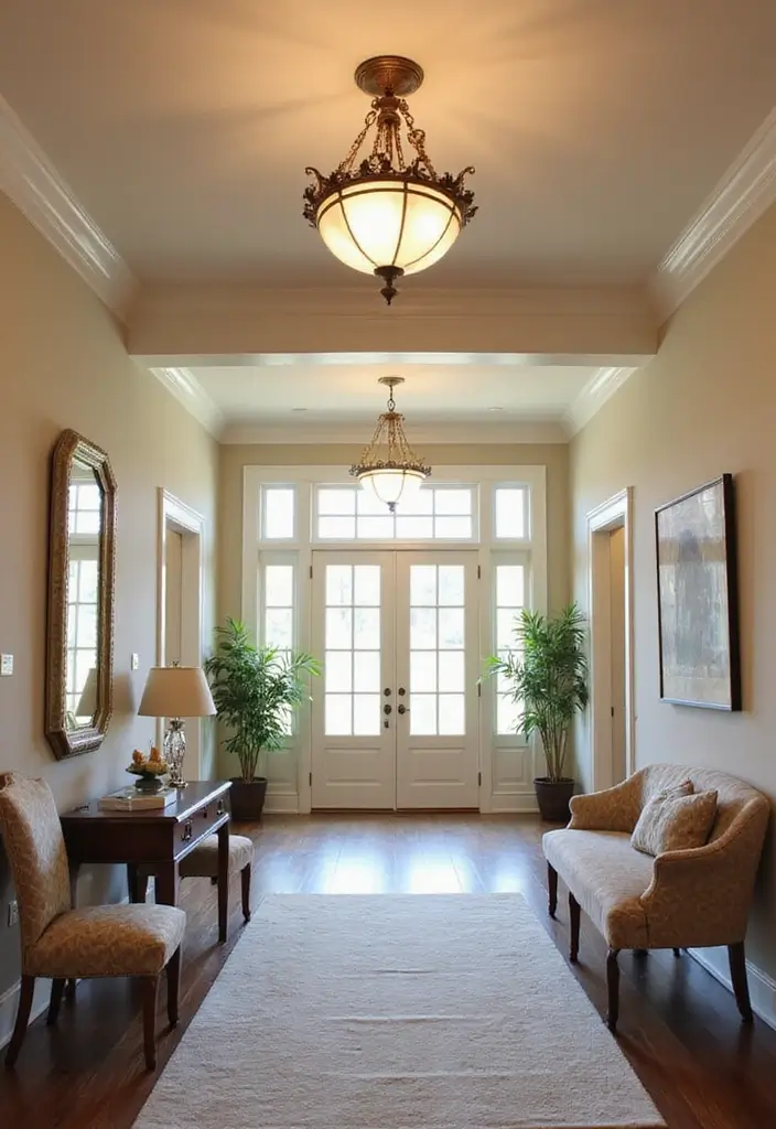 27 Flush Mount Lighting Designs That Brighten Any Room Instantly 21 27 Flush Mount Lighting Designs That Brighten Any Room Instantly - 21. Timeless Elegance with Traditional Styles