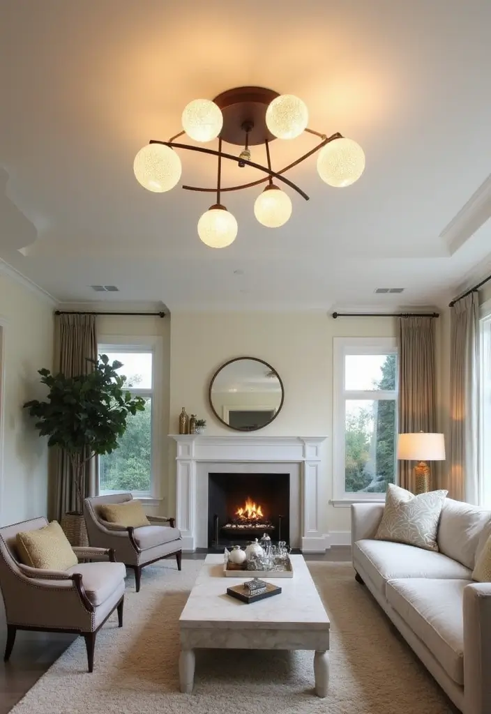 27 Flush Mount Lighting Designs That Brighten Any Room Instantly 25 27 Flush Mount Lighting Designs That Brighten Any Room Instantly - 25. Layered Light with Multi-Light Fixtures