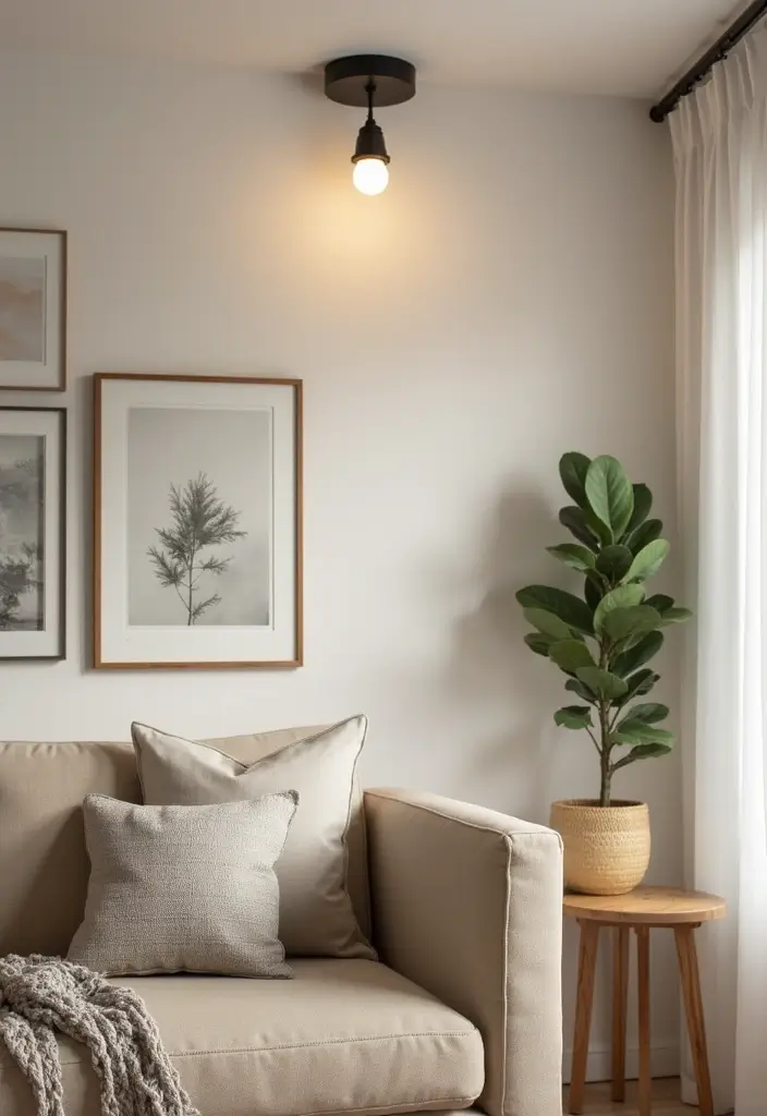 27 Flush Mount Lighting Designs That Brighten Any Room Instantly 27 27 Flush Mount Lighting Designs That Brighten Any Room Instantly - 27. Effortless Style with Plug-in Flush Mounts
