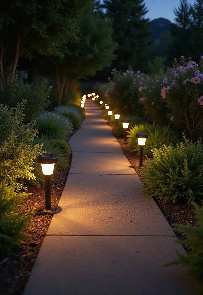 27 Front Yard Lighting Ideas That Boost Curb Appeal Overnight - 1. Solar Pathway Lights