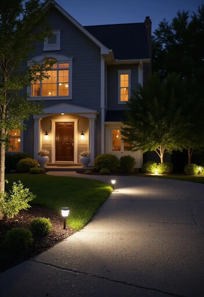 27 Front Yard Lighting Ideas That Boost Curb Appeal Overnight - 11. Motion Sensor Lights