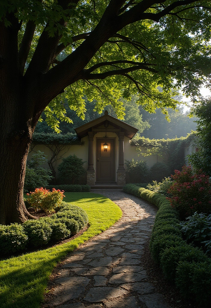 27 Front Yard Lighting Ideas That Boost Curb Appeal Overnight - 13. Landscape Uplighting